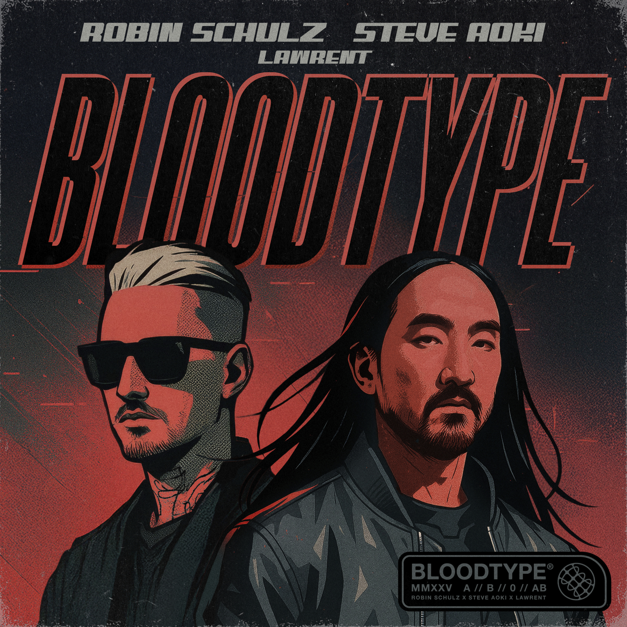 Indicado ao GRAMMY, Robin Schulz se une a Steve Aoki pela primeira vez no single “Bloodtype”, com participação de LAWRENT