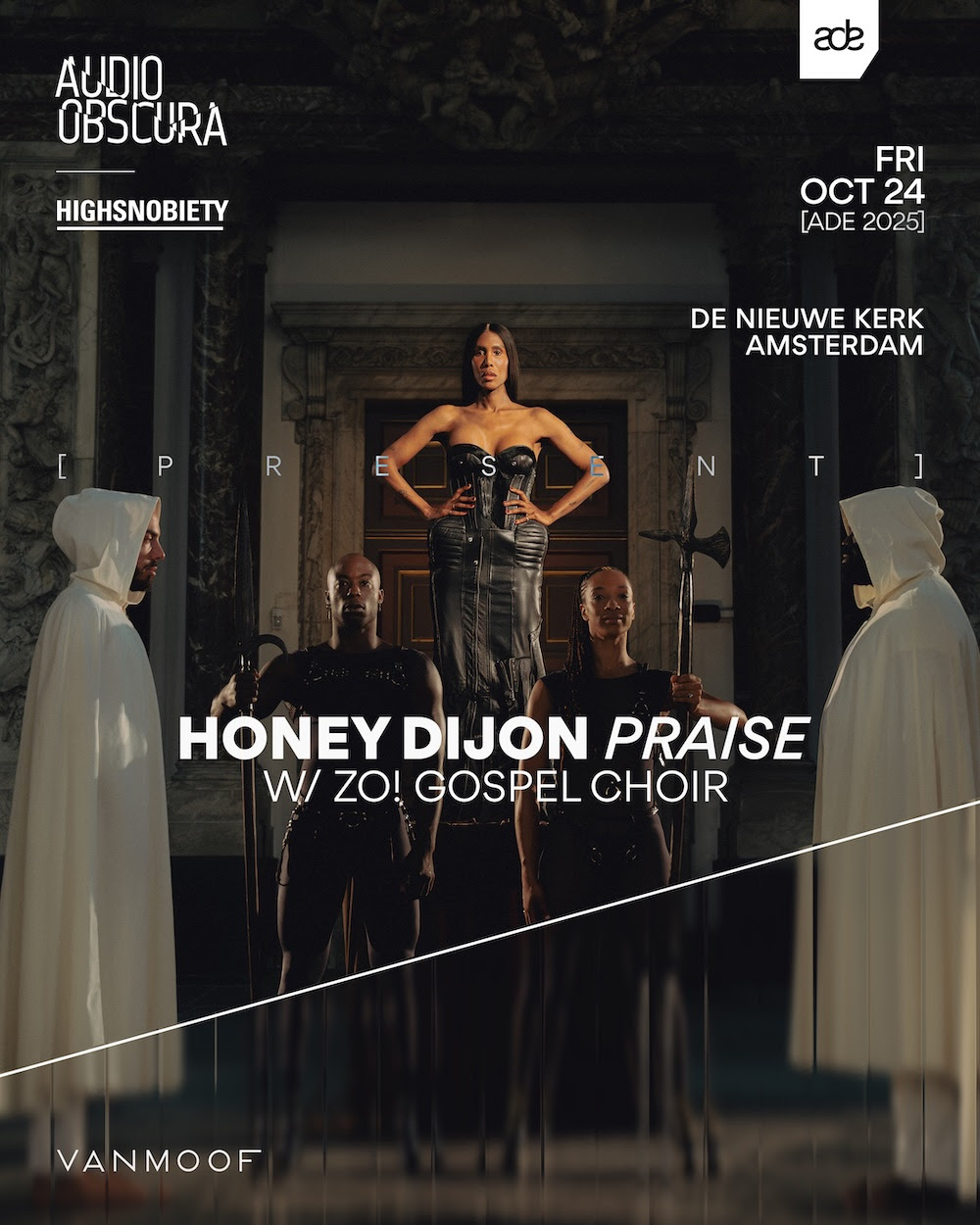 Audio Obscura & Highsnobiety apresentam a estreia de PRAISE na De Nieuwe Kerk com Honey Dijon e ZO! Gospel Choir