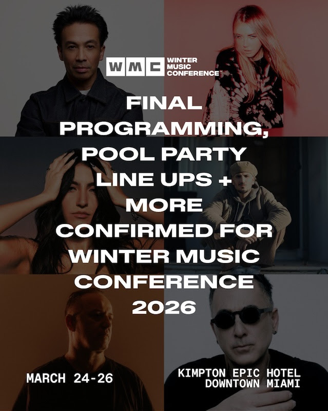 Winter Music Conference revela programação final para a edição de 2026