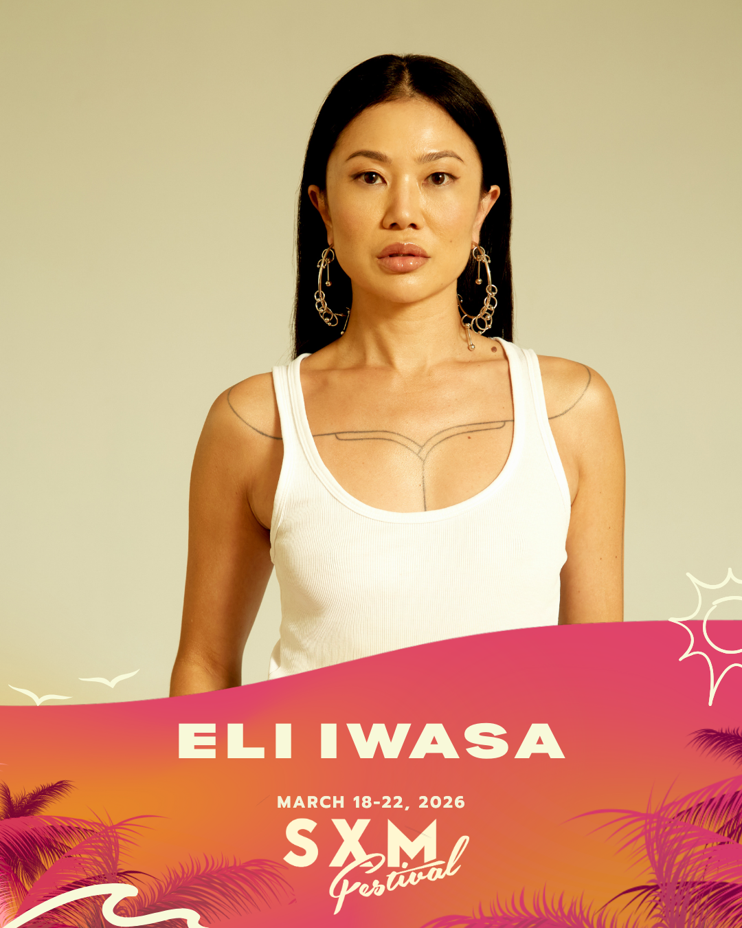 Eli Iwasa desembarca no Caribe para o SXM Festival ao lado de Carl Cox e Deep Dish neste fim de semana