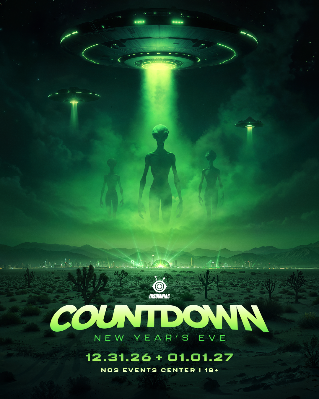 COUNTDOWN NYE SERÁ EXPANDIDO PARA DOIS DIAS E RETORNARÁ AO NOS EVENT CENTER PARA O FESTIVAL DE 2026