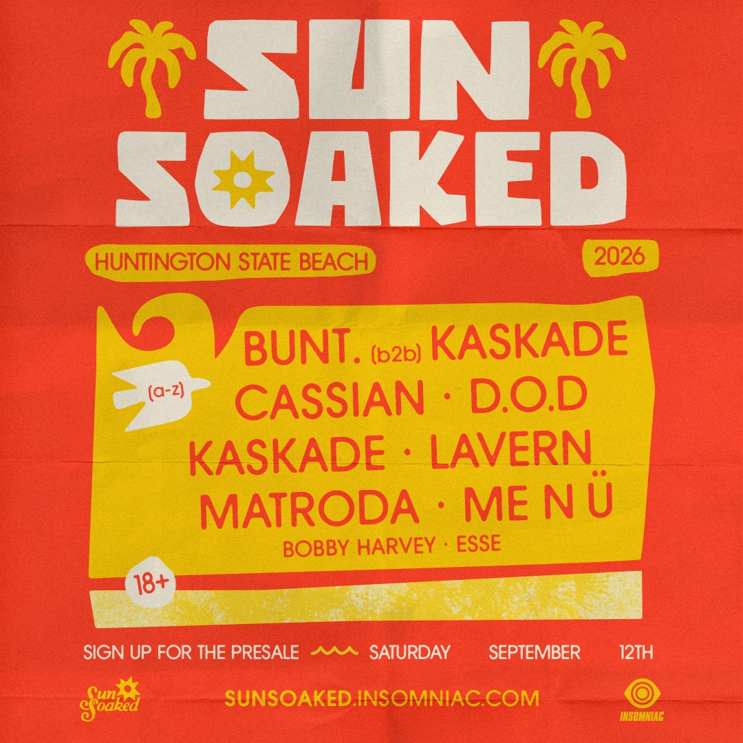 Kaskade e Insomniac anunciam o retorno do Sun Soaked Festival em Huntington Beach