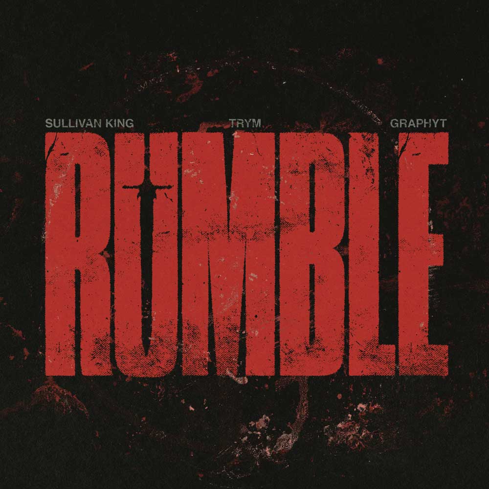 Sullivan King, TRYM e Graphyt lançam ‘Rumble’, colaboração que une hard techno, dubstep e metal