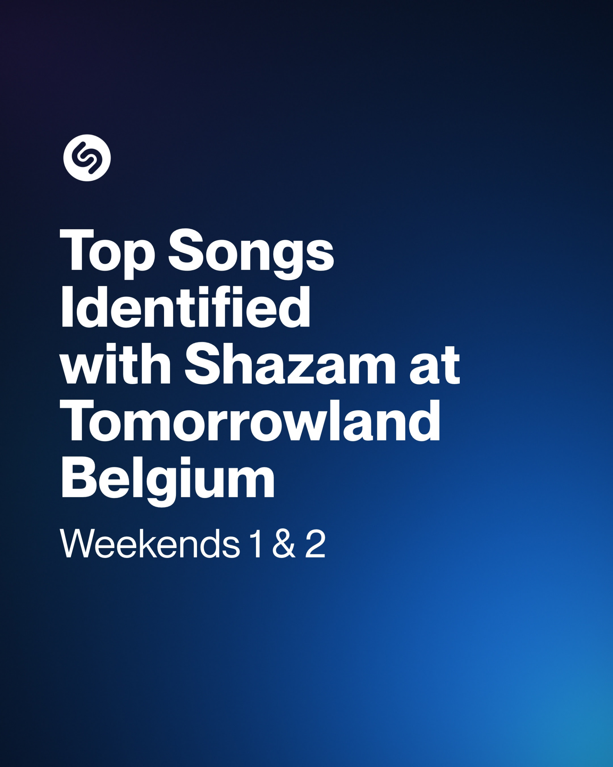 Shazam revela as músicas mais identificadas no Tomorrowland 2026