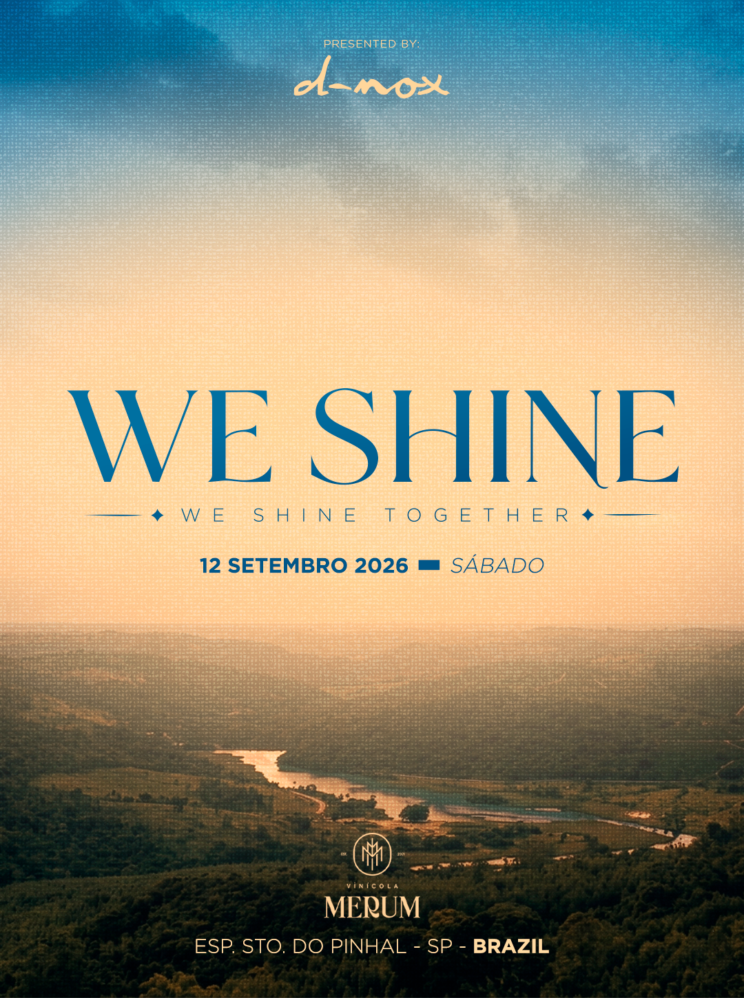 D-Nox transforma vinícola em pista de dança ao pôr do sol com a estreia de We Shine Together
