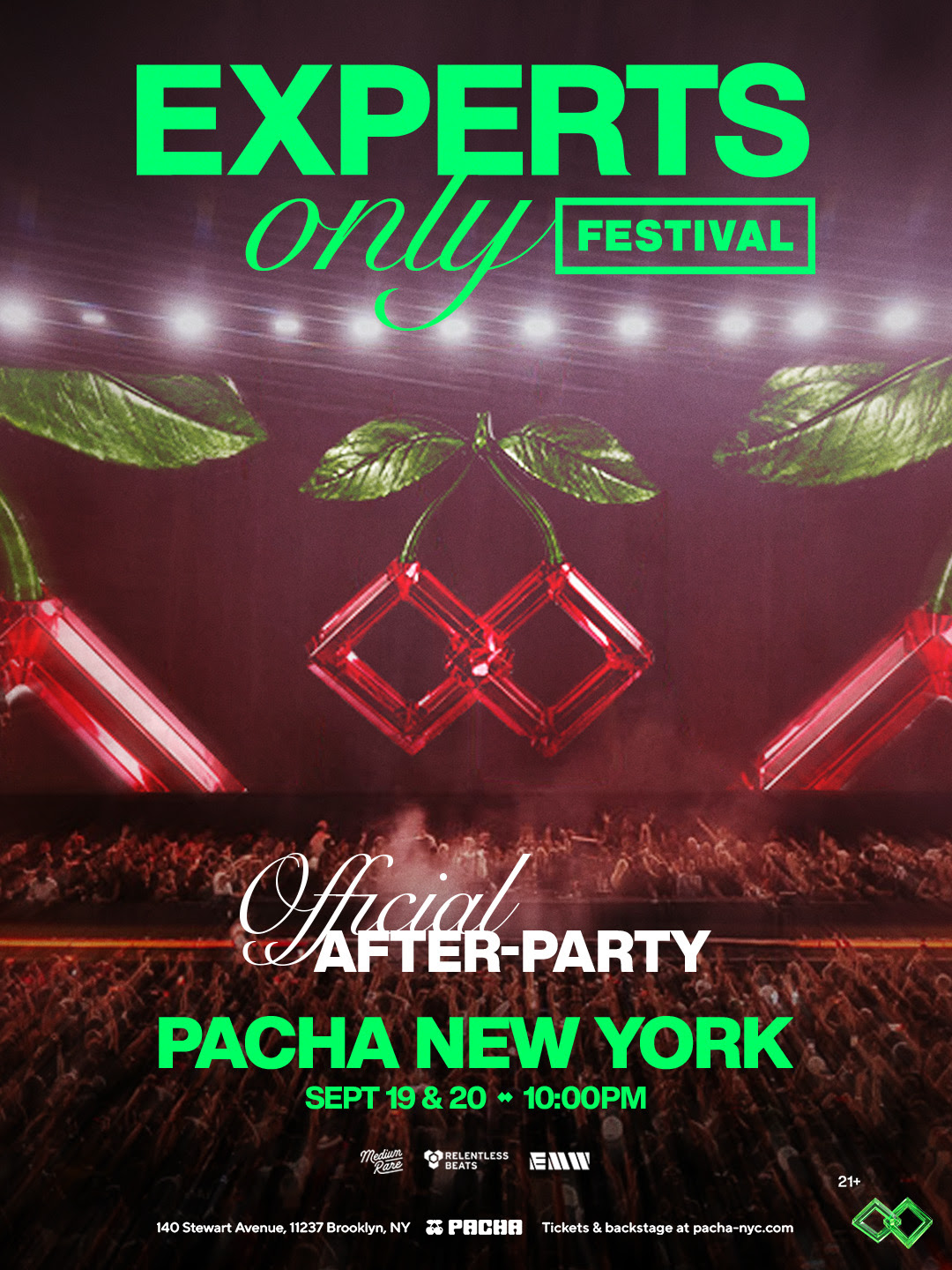 Pacha New York anuncia programação com Indo Warehouse e afterparties do Experts Only Festival
